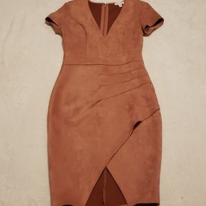 A'GACI Pink Suede dress
